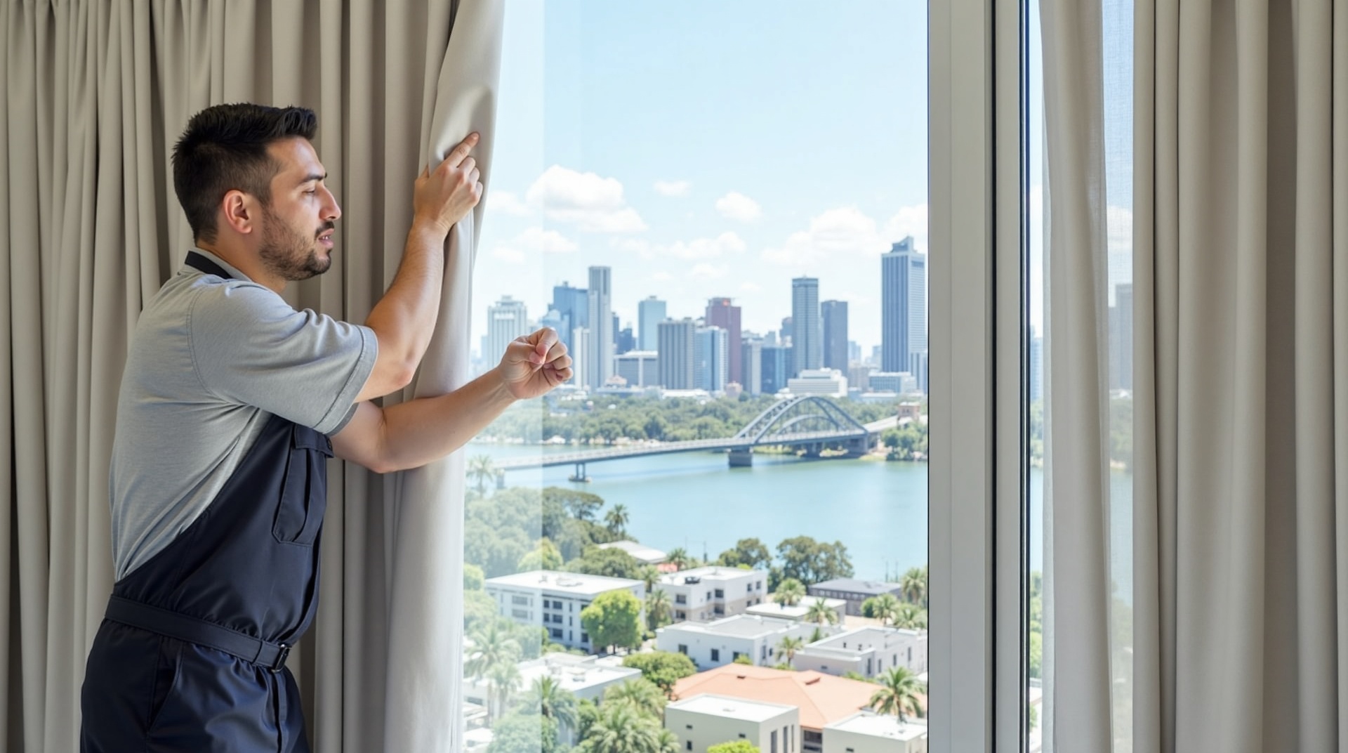 Hope Island Curtain Cleaning Service